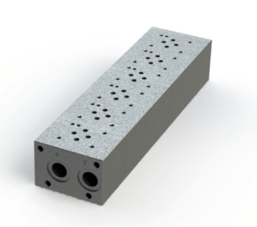 Блок многосекционный ISO 03 MRK-3-*G 80 л/мин – 30 МПа (300 бар)